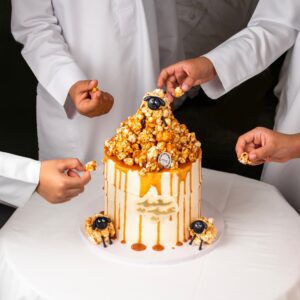 Eid popcorn cake